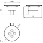 Ideal Standard Connect Podstawka na mydło szklana A9155AA
