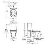Ideal Standard Contour 21 Miska WC do kompaktu 33x50,5 cm biała S304601
