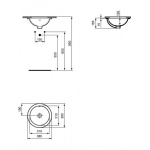 Ideal Standard Connect Umywalka podblatowa 38 cm biała E505201