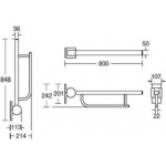 Ideal Standard Contour 21 Akcesoria na papier toaletowy do uchwytu składanego, biały S6363AC