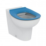 Ideal Standard Contour 21 Deska sedesowa bez pokrywy, typu THIN, z cienkiego Termoplastu (polipropylen), niebieski S454536