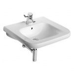 Ideal Standard Contour 21 Umywalka 55 cm dla niepełnosprawnych, z otworem na baterię, biały S216501