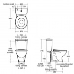 Ideal Standard Contour 21 Miska WC do kompaktu 37,5x54 cm biała S304701