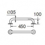 Ideal Standard Contour 21 Uchwyt ścienny 45 cm granatowy S645236