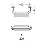 Ideal Standard Contour 21 Podpórka pleców 40 cm biała S6466AC