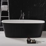 Ideal Standard Dea Wanna wolnostojąca 1700x750 mm Biały/Czarny matowy K8720V3 