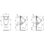 Ideal Standard Ecco/Eurovit Pisuar biały K553801
