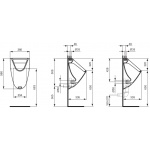 Ideal Standard Ecco/Eurovit Pisuar biały K553901