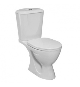 Ideal Standard Eurovit Kompakt WC - odpływ pionowy, deska sedesowa z duroplastu wolnoopadająca, Biały V337301