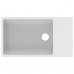 Ideal Standard Extra Umywalka ścienna 450x250 mm bez otworu na baterię, Prawa Biały T392201