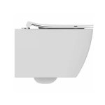      Ideal Standard i.Life S miska wisząca 48 RimLS+ biała + deska wolnoopadająca cienka biała T459201+T532901