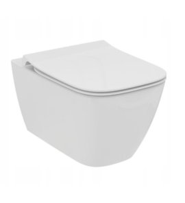      Ideal Standard i.Life S miska wisząca 48 RimLS+ biała + deska wolnoopadająca cienka biała T459201+T532901