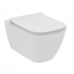      Ideal Standard i.Life S miska wisząca 48 RimLS+ biała + deska wolnoopadająca cienka biała T459201+T532901