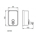 Ideal Standard IOM Dozownik na mydło 500ml stal nierdzewna A9109MY