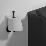      Ideal Standard IOM Uchwyt na zapasowy papier toaletowy czarny mat A9132XG WYPRZEDAŻ MAGAZYNOWA!!