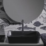 Ideal Standard Ipalyss Umywalka nablatowa 550x380 mm bez przelewu Czarny mat E2076V3