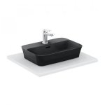 Ideal Standard Ipalyss Umywalka nablatowa 550x380 mm z przelewem Czarny mat E2077V3