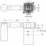Ideal Standard Melange Element podtynkowy A4265NU