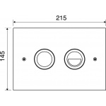 Ideal Standard Przycisk spłukujący TREND, chrom VV639864