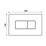 Ideal Standard Przycisk spłukujący KARISMA, Biały VV641001