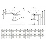     Ideal Standard San Remo Postument biały E740001 WYPRZEDAŻ MAGAZYNOWA!!