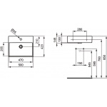 Ideal Standard Strada Umywalka nablatowa 50 cm biała K081601