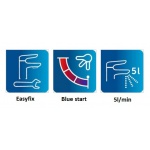 Ideal Standard Tesi Bateria umywalkowa stojąca „Blue Start” C3 - bez korka A6560AA