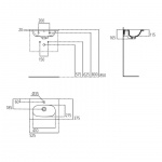 Ideal Standard Tesi Umywalka z powierzchniami bocznymi 53 cm, Biały T351101