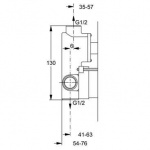 Ideal Standard Universalny element podtynkowy A2650NU