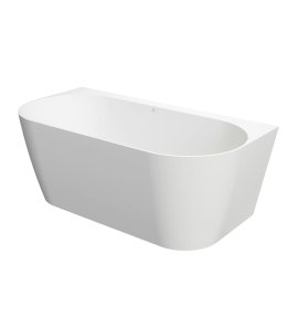 Inbalia Bahama Wanna wolnostojąca 155x78,5 biały mat z korkiem klik klak chrom BTIS00038C00M110I