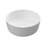 Inbalia Bali Umywalka nablatowa ∅38 biały połysk WBOC00102C00G110I