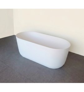      Inbalia Bali Wanna wolnostojąca 140x70 biały mat z korkiem klik klak BTFS00099C00M110I + IA00B2B11M WYPRZEDAŻ EKSPOZYCJI!!