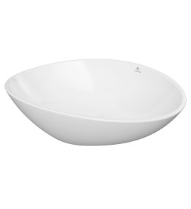 Inbalia Capri Umywalka nablatowa 55x40 biały mat WBOC00104C00M110I