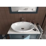 Inbalia Flores Umywalka nablatowa 60x40 biały mat WBOC00026C00M110I