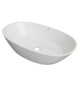 Inbalia Ibiza Umywalka nablatowa 60x35 biały mat WBOC00014C00M110I