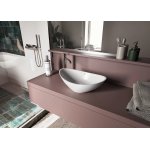 Inbalia Laguna Umywalka nablatowa 50x31 biały połysk WBOC00105C00G110I