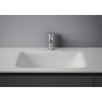 Inbani D1 Corian® Umywalka wpuszczana w blat 200x50 cm bialy mat/glacier white ST439T D1 TYLKO JEDNA SZTUKA W TAKIEJ CENIE!!