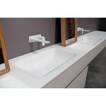 Inbani D1 Corian® Umywalka wpuszczana w blat 200x50 cm bialy mat/glacier white ST439T D1 TYLKO JEDNA SZTUKA W TAKIEJ CENIE!!