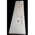 Inbani D1 Corian® Umywalka wpuszczana w blat 200x50 cm bialy mat/glacier white ST439T D1 TYLKO JEDNA SZTUKA W TAKIEJ CENIE!!