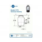 Insinkerator E75 Rozdrabniacz odpadków organicznych 79015T