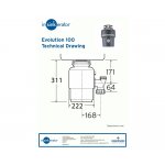 Insinkerator Evolution 100 Rozdrabniacz odpadków organicznych 78125T