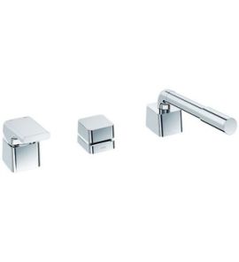 Jado Jes Bateria wannowa 3-otworowa bez wylewki kolor chrom z ekspozycji H4498AA WIELKA WYPRZEDAŻ!!