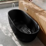 Kaldewei Meisterstück Oyo Duo Wanna wolnostojąca 163x77 matt black 100 205043530676