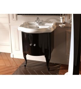 Kerasan Retro Szafka pod Umywalkę 69 cm Czarna 7361K1