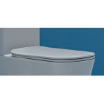 Kerasan Tribeca Deska sedesowa z funkcją Quick Release (Zawiasy chrom) Biała 519201