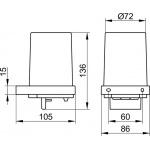 Keuco Edition 11 Dozownik do mydła, Chrom 11152019000