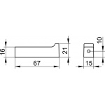 Keuco Edition 11 Haczyk na szlafrok, Chrom 11116010000