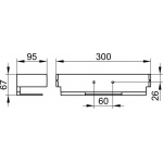 Keuco Edition 11 Koszyk prysznicowy, Chrom 11158010000