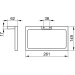 Keuco Edition 11 Obręcz na ręcznik, Chrom 11121010000
