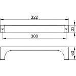 Keuco Edition 11 Uchwyt 300 mm, Chrom 11107010000